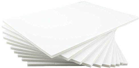 House of card & Paper White Foam Board A4 Dimensioni 210 x 297 x 5 mm 10 fogli per confezione