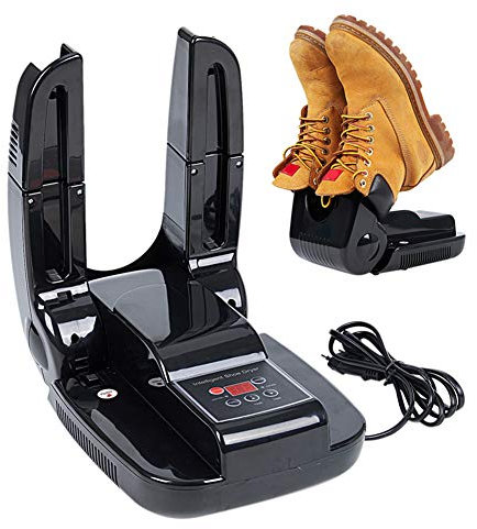 Boot Dryer Shoe Dryer, Foldable Scalable with Timer Bake Shoe Device Drying Machine, Ozone Sterilizer Folding Electric Shoes Dryer Warm Boots Gloves Deodorant Heater