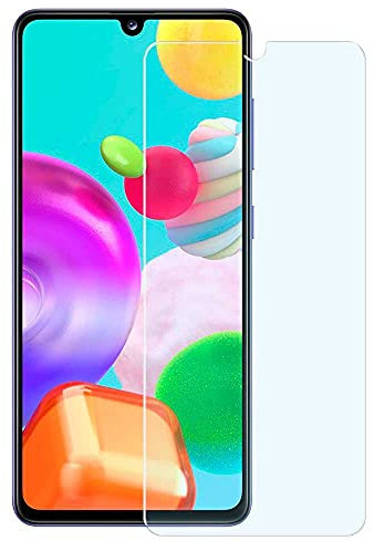 OcioDual Displayschutz für Samsung Galaxy A41 Schutzfolie Echtglas Schutzglas 9H 2.5D Premium Glas Glass Anti Shock Kratzer