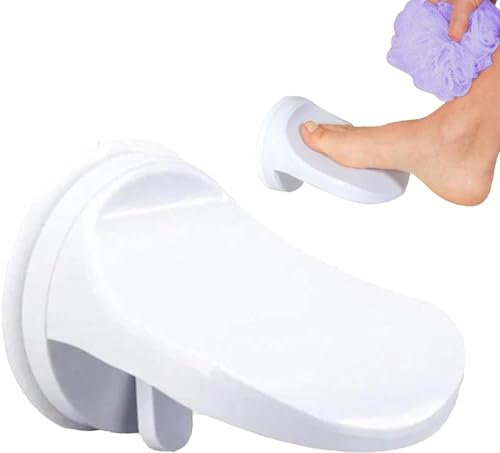 Repose Rasage Douche, Salle de Bains Repose-Pieds, Salle de Bain en Plastique Douche Rasage Jambe Aide Repose-Pieds Ventouse étape pour l'utilisation à la Maison hôtel