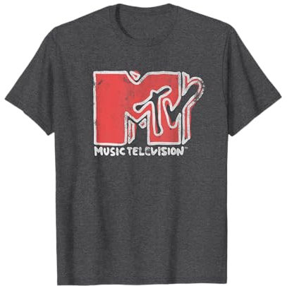 MTV Spray Paint Tag Art Logo T-Shirt