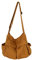 HUALEYNA Bolso bandolera de lona para mujer, bolso bandolera grande para viaje, con múltiples bolsillos, Marrón