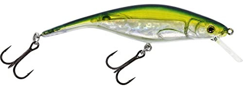 Westin Hardbait zum Spinnangeln auf Hecht, Zander & Barsch 10cm 15g P10SR Crankbait Floating, Farbe:Olive Minnow