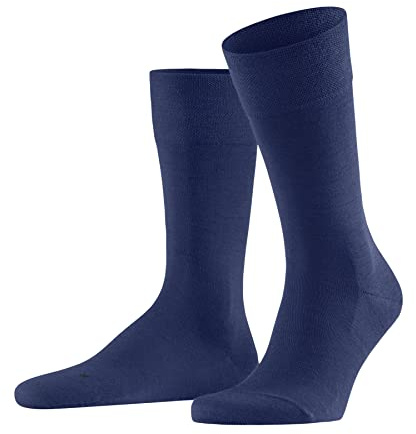 FALKE Herren Sensitive Berlin Socken druckfreier Komfortbund flache Naht gegen Druckstellen komfortabel Diabetiker atmungsaktiv nachhaltige klimaregulierende geruchshemmende Wolle Baumwolle 1 Paar