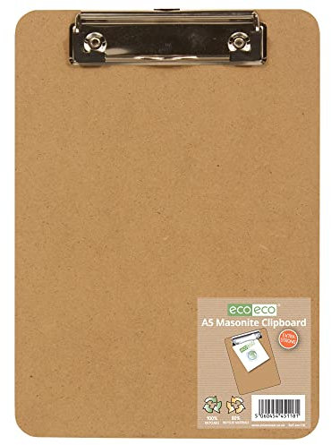 eco-eco Eco118 Porte-bloc solide A5 avec clip en métal à profil bas
