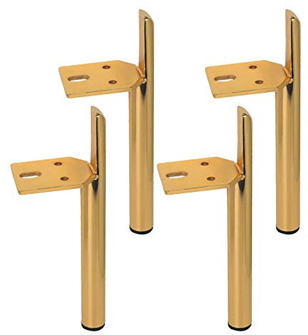 FALIYORS 4 pièces Pieds de Meubles, Pieds de Meubles en métal, Pieds de Table, Pieds de canapé, Pied de Remplacement Bricolage, pour Armoire, Placard, canapé, canapé, Chaise, Pouf, TV, comp
