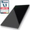 Aluverbund 24 Aluverbundplatte, Aluminium Platte, 3mm dick, Schwarz/RAL9005, 50x110cm