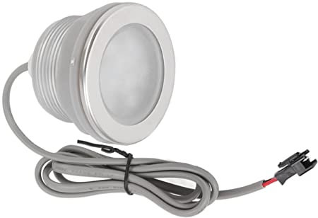 TITA-DONG Unterwasser-LED-Poolleuchte, Tauchbare LED-Leuchten, Wasserdichte Whirlpool-Leuchten, Edelstahl, Bunt Gefrostete Poolleuchten, Badewannenlampe für Badewannen, Fischteiche