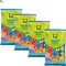 BricoLoco Abono azul universal. ¡¡¡ 8 kgs.(4x2kgs) !!! Plantas interior y exterior, huerto, césped, frutales, cítricos, arbustos, rosales. Granulado. Fertilizante NPK (S) 10-12-18 (11) con azufre (4)