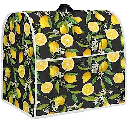 chaqlin Fruit Lemon Mixer Cover Kitchen Aid Mixer Covers Stand Mixer Kitchen Aid Covers Toaster Covers Bread Machine Dust Cover Coffee Maker Case Organzier Bag