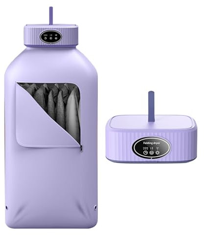 DNCG Sèche-Linge Électrique, Machine De Séchage, Petit Appartement De Machine De Séchage, Sèche-Linge Compact Réglable pour Vêtements Délicats, sous-vêtements, Vêtements D'enffants