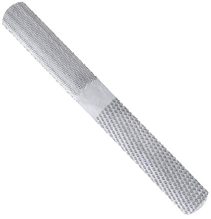 HAICN Steel Flat Rasp File 4 in 1 Files Semi-Circular Hand File Without Handle Suitable Woodworking Tools and Accessories for Wood Metal Sharpening