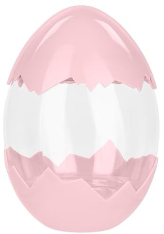 Ideen mit Herz | Deko-Eier | Deckel & Boden in Eierschalenoptik | Frühling | Eiersuche | befüllbar | Geschenk | Mitbringsel | Ø 9,3 cm | 13 cm hoch | Farbvariationen (Rosa)