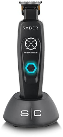 Stylecraft Precision Saber Tondeuse à cheveux professionnelle avec corps en métal et moteur numérique sans balais