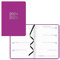 Letts of London® Akademischer Wochenplaner Dazzle, August 2024 bis Juli 2025, Wochenansicht, genähte Bindung, mehrsprachig, A5, 21 x 14,9 cm, Violett (C031116-25)
