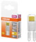 Osram LED PIN LED-Lampe aus klarfarbenem Glas, mit 1.8 W für 200 lm, warmweißes Licht mit 2700 K, multicolor, Retrofit-Stecksockel G9, CRI 80, EEK E, 15 mm Durchmesser, Warmweiß