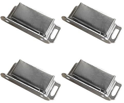 COZERI 4stk Tür Magnete für Schranktüren,Selbstklebend,Magnetische Türschnäpper,aus Edelstahl, Möbelmagnet, Türschließer, geeignet für Schubladen und Küchenschränke.