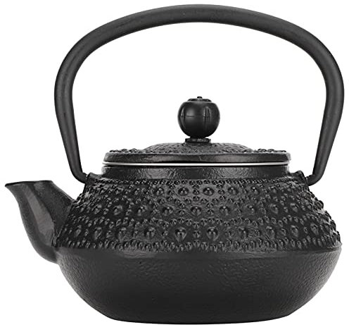 Théière Japonaise en Fonte, Bouilloire à thé de 0,3 L, Ensemble de Théière en Fonte avec Passoire, Ensemble de thé Japonais, Petite Théière, Service à thé en Fonte pour la