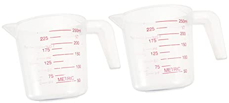 Sosoport 2piezas Vaso Mezclador De Leche Comedero para Loros De Vaso Medidor para Alimentación De Pájaros Jóvenes