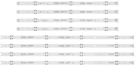 LED-Hintergrundbeleuchtungsstreifen 49LH5700 49LH6000 49LH6000-DB 49LH6000-SB 49LH6000-UB 49LH6600 49LH6610 49LH6680 49LH6600-NB 49 V16 ART3(2 set)