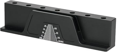 Spacnana Fräser-Bit-Halter, Metall-Organizer mit 7 Magnetischen Schlitzen für 1/4-Zoll-Bits, Aluminium-Schraubenschlüssel-Aufbewahrungssystem für Holzbearbeitungsprojekte