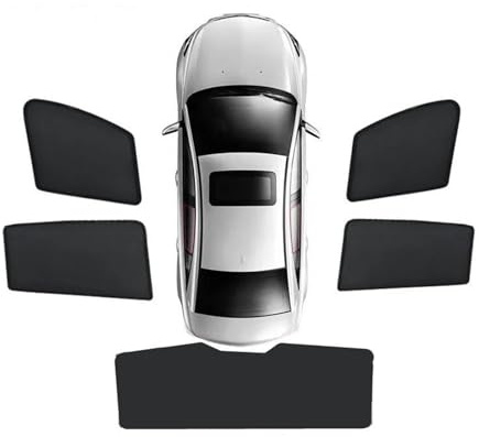 Sonnenblende Auto Magnetischer Sonnenschutz für VW für Tiguan MK2 LWB 2016~2023 Fensternetz-Visier Vorhangschutz Autoscheibenabdeckung(5pcs)