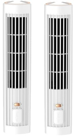 Generchin Ventilateur Tour, Climatiseur Portable, Chargeur USB, Ventilateur Électrique sur Pied, Ventilateur de Table sans Fil A