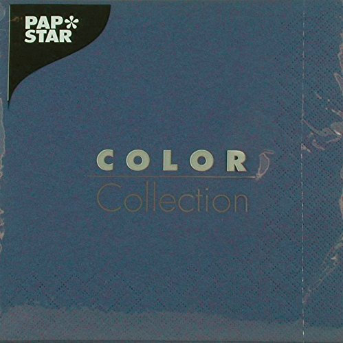 Papstar Servietten/14225 33x33cm dunkelblau 1/4 Falz Inh.50