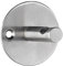 Alco-Albert 2847 - Garderobenhaken aus Edelstahl, ca. 5,2 cm, Silber, 5 x 5 x 4 cm