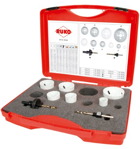 Ruko 126305 Lochsägensatz Elektro HSS Co 8, 8-teilig