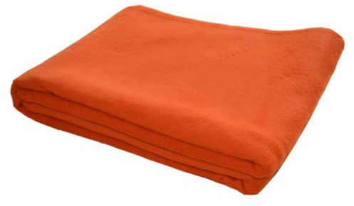 Richter Decke aus 100% Bio-Baumwolle 150x200 cm, orange