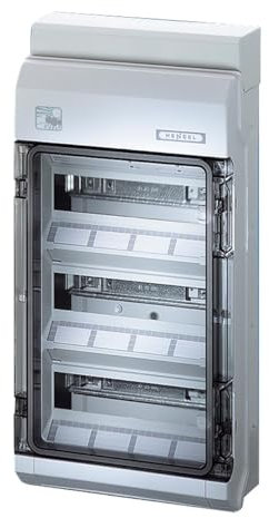 Hensel KV PC 9336 36TE (3 x 12 x 18 mm) IP65 ENYBOARD Kleininstallationsverteiler 4012591118275