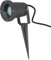 Licht-Erlebnisse PRESTON Moderne Außenleuchte stehend mit Erdspieß Aluminium GU10 Gartenstrahler Outdoor Lampe
