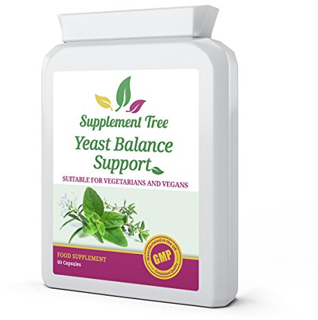 Candida & Yeast Balance Support 60 Capsules | Powerful Natural Herbs & Live Cultures | 100% Non-GMO | Suitable for Vegans & Vegetarians | UK Manufactured