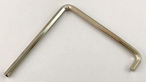 MACO Einstellschlüssel Innensechskant SW4, 2 x gebogen, L=75 mm (41017) 1 Stück, silber