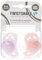Twistshake Baby-Schnuller – 2er-Pack | Kieferorthopädische Form | Ultraleicht | Weicher Silikonsauger | BPA-frei | Geeignet für Babys im Alter von 0–6 Monaten | Rosa Lavendel