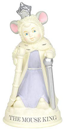 Department 56 Snowbabies Nussknacker Suite Mouse King Porzellan, 12,1 cm Figur, 12,1 cm, Mehrfarbig