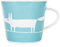 Scion Living – Keith Brymer Jones Collaboration Range – Mr Fox Keramiktasse – Blaugrün – 350 ml