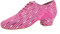 Rummos Damen Trainerschuhe R377 - Material: Leder/Nubuck - Farbe: Neon Pink - Weite: Medium (Normal) - Absatz: 4,5 cm Cuban - Größe: EUR 40,5