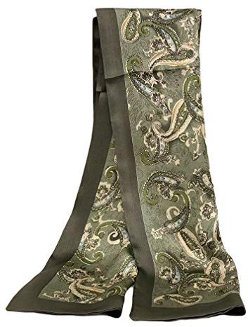 UK_Stone 100% Seide Paisley Blumen Halstuch Herren Schal