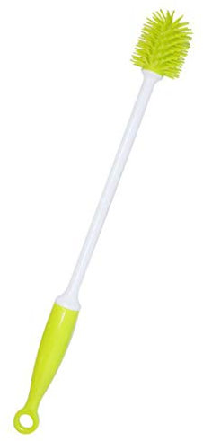 GLJYG Bottle Cleaning Brush With Long Handle Water Bottle Cleaner Ideal for Narrow Neck Containers Water Bottles Thermos Hydro Flasks Coffee Mugs,Yellow