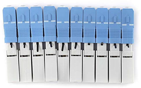 10-teiliger Glasfaser-Schnellanschluss, Glasfaser-Schnell- und Schnellanschlussadapter UPC FTTH SC/APC Embedded Fast Cold-Adapter