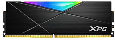 ADATA XPG SPECTRIX D55 DDR4 RGB Memory Module Gaming-DRAM 3200 MHz 32GB (2x16GB), Dual Package, High Performance Desktop Arbeitsspeicher, Black