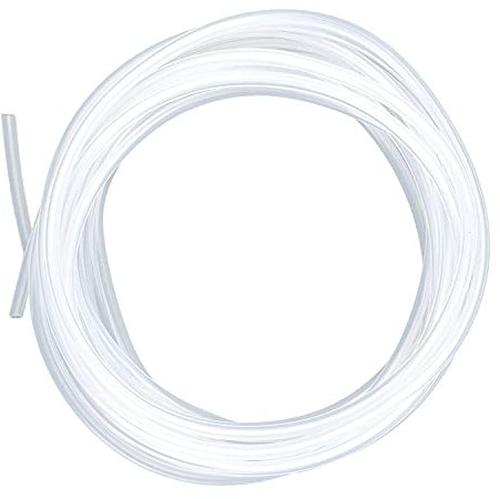 LOZOME 5/32 (4 mm) ID x 1/4 (6 mm) OD- 6 m Tubo in silicone trasparente ad alta temperatura Tubo multiuso per uso alimentare