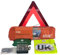 RAC European Driving Kit – Essential Car Travel Kit for Roadside Emergency & Breakdown in Europe – Includes First Aid Kid, Hi-Vis Vest, Spare Bulb Kit, UK Car Sign & Warning Triangle