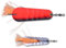 Zebco Premium Trophy Z-Weedless Ace Blinker Angelköder mit Krautschutz für hängerfreies Angeln Raubfisch Kunstköder Angel-zubehör, schwarz/rot, 22 g