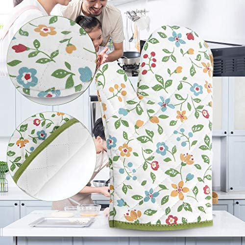 Scrolor Handschuhe Ofen Heat Milben Küche Mikrowelle Kochen Pot geschützt Pad Küche, Dining & Bar (Green)