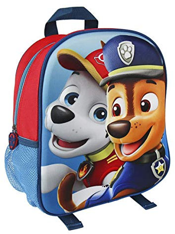 CERDÁ LIFE'S LITTLE MOMENTS - Mochila 3D Infantil de La Patrulla Canina de Bosillo Unico - Licencia Oficial Nickelodeon, 2100004068