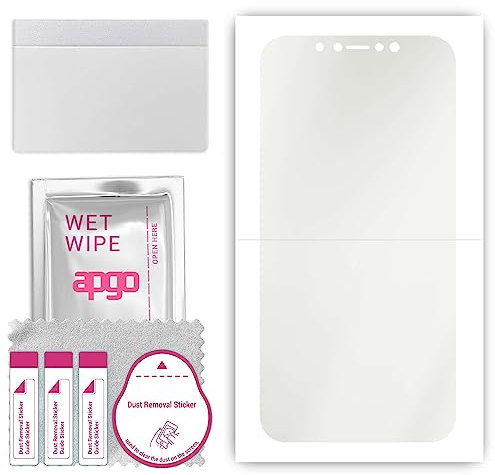 apgo Protector de pantalla de hidrogel MATTE para Apple iPhone 11, Película de hidrogel, con capa de posicionamiento de fácil instalación.
