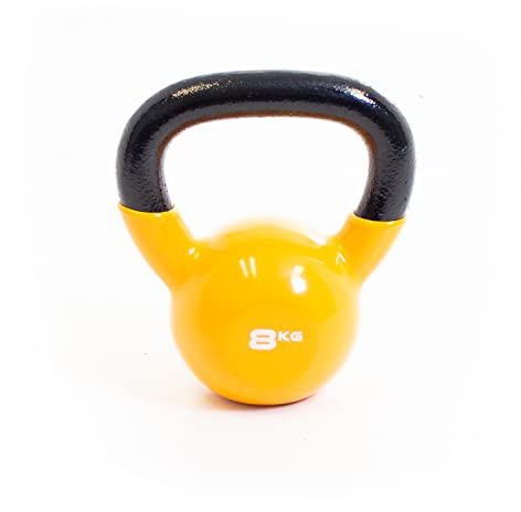 BODYPOWER 8kg Vinyl Coated Kettlebell